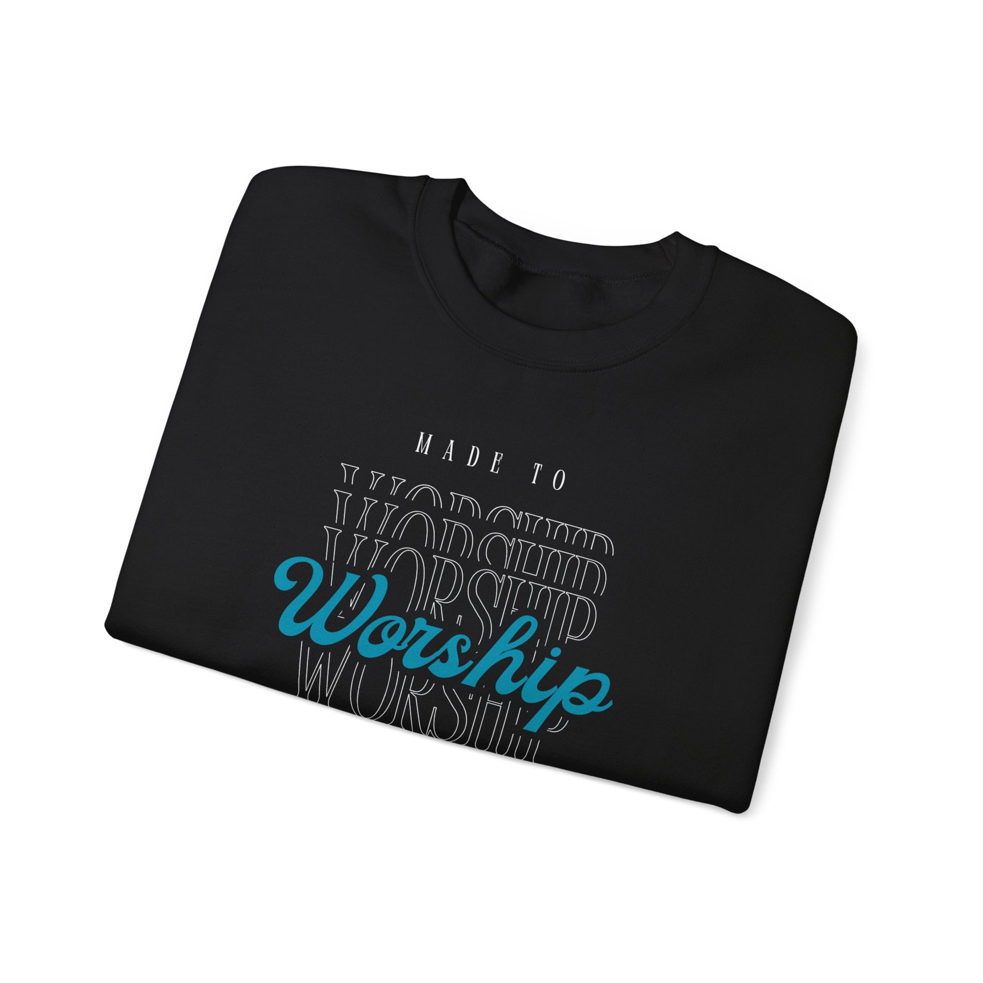 'Made to Worship' Psalm 95:1 Crewneck Sweatshirt