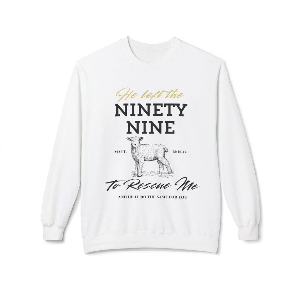 He left the Ninety-Nine To Rescue Me Unisex Softstyle Crew neck Sweatshirt