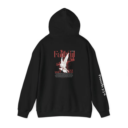 Dove Faithful: Proverbs 3:5-6 On Sleeve Hoodie
