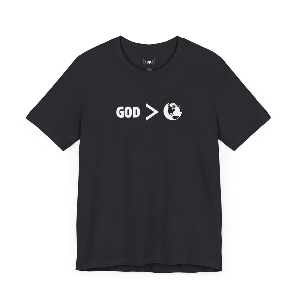 God > World | Choose Love & Healing Unisex tee