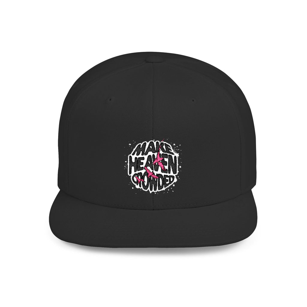 Make Heaven Crowded Flat Bill Hat