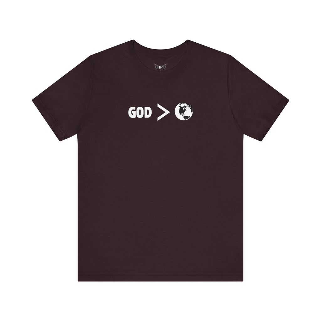 God > World | Choose Love & Healing Unisex tee