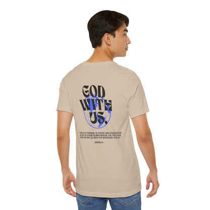 God With Us - Unisex Softstyle Tee  - Vintage Streetwear Graphic T-Shirt