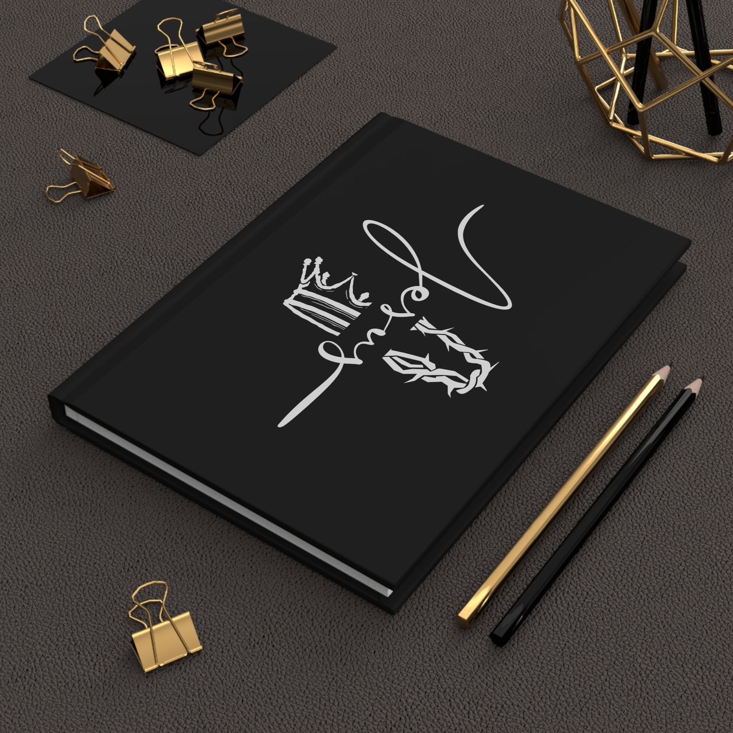 Follower "Jesus" Hardcover Journal - Crown Collection