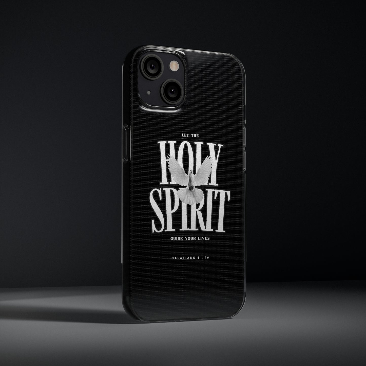 Holy Spirit Dove Clear Phone Case