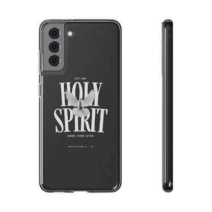 Holy Spirit Dove Clear Phone Case