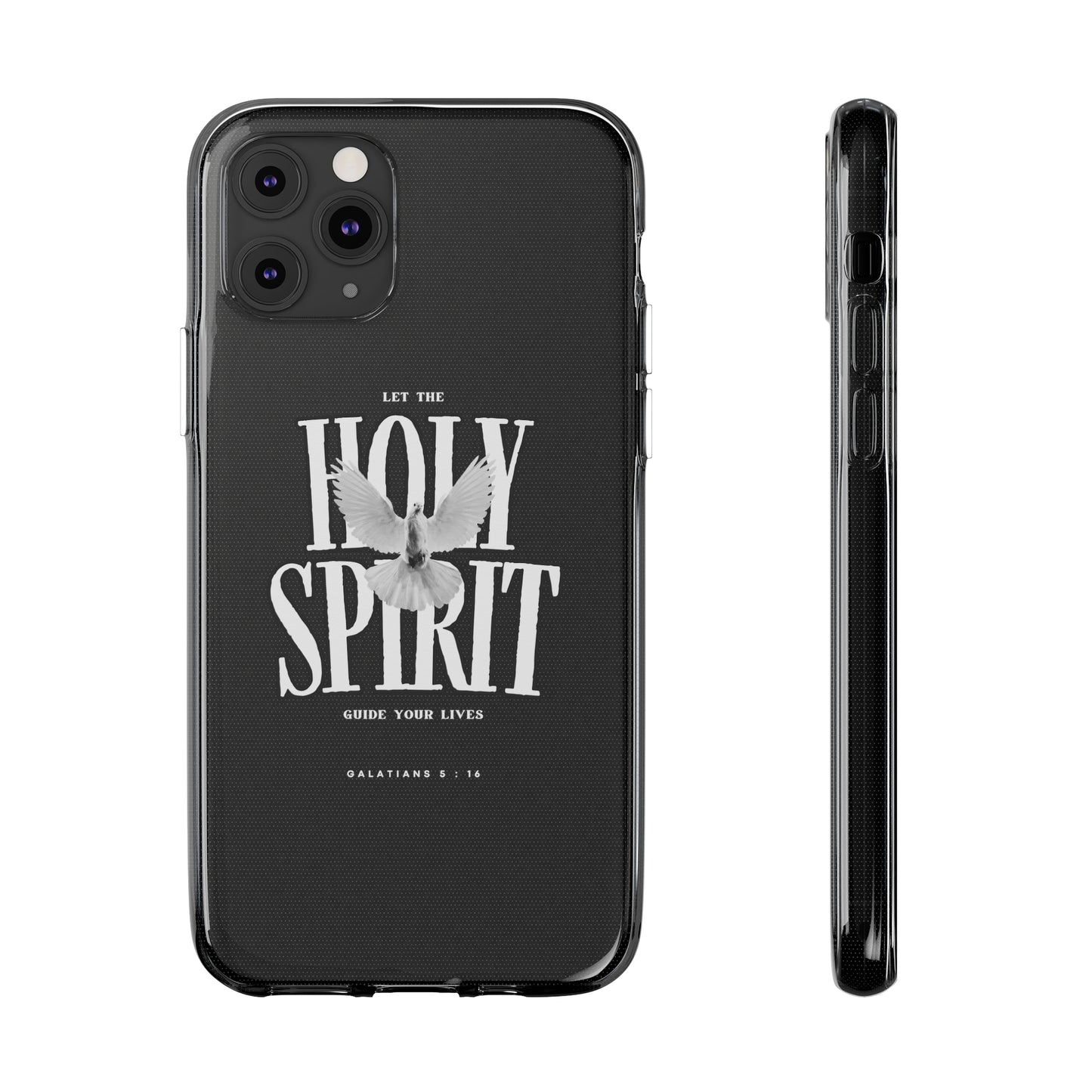 Holy Spirit Dove Clear Phone Case