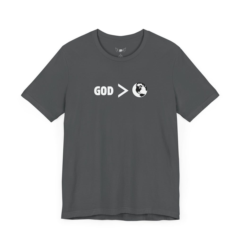 God > World | Choose Love & Healing Unisex tee