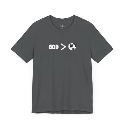 God > World | Choose Love & Healing Unisex tee