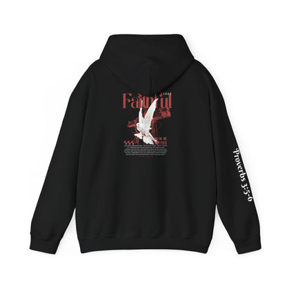 Dove Faithful: Proverbs 3:5-6 On Sleeve Hoodie