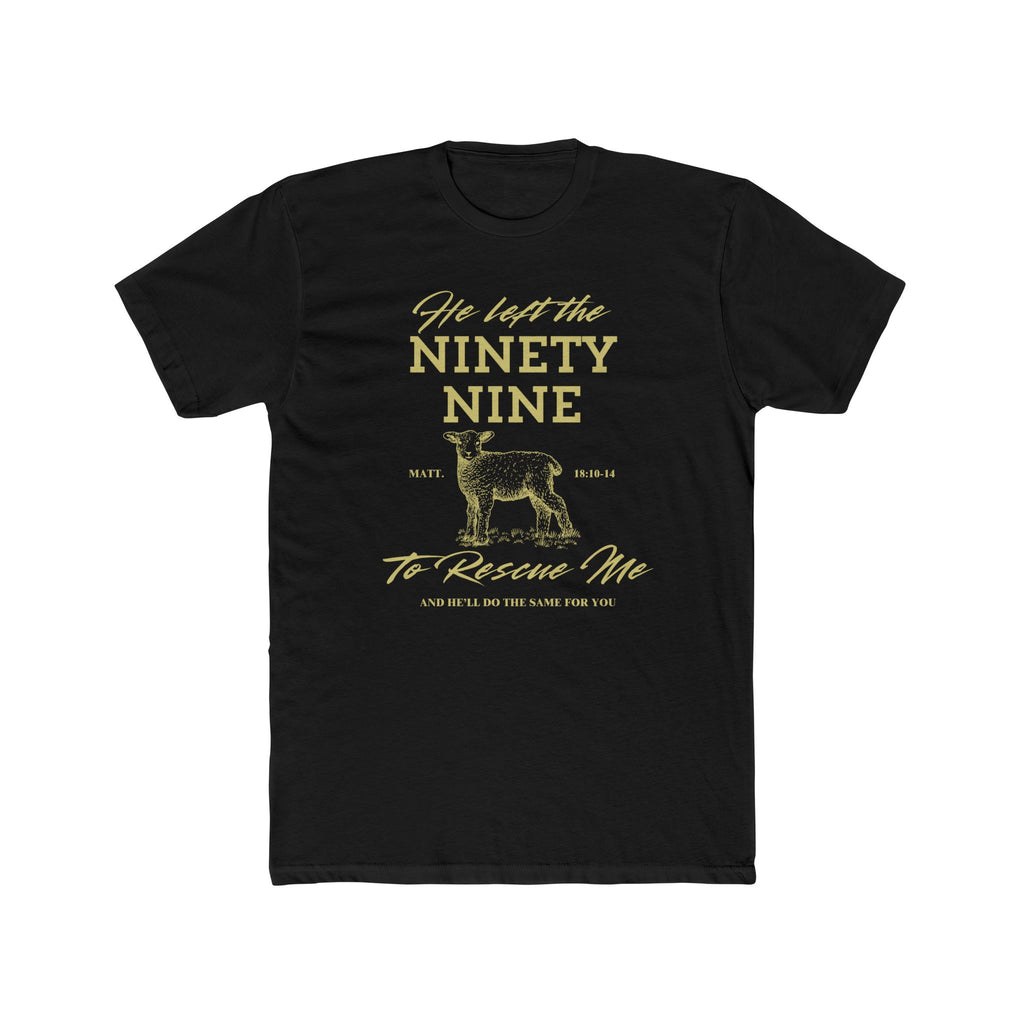 He Left the 99 To Rescue One - Cotton T-Shirt