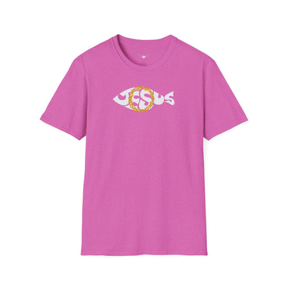 Jesus Fish Unisex Softstyle T-Shirt