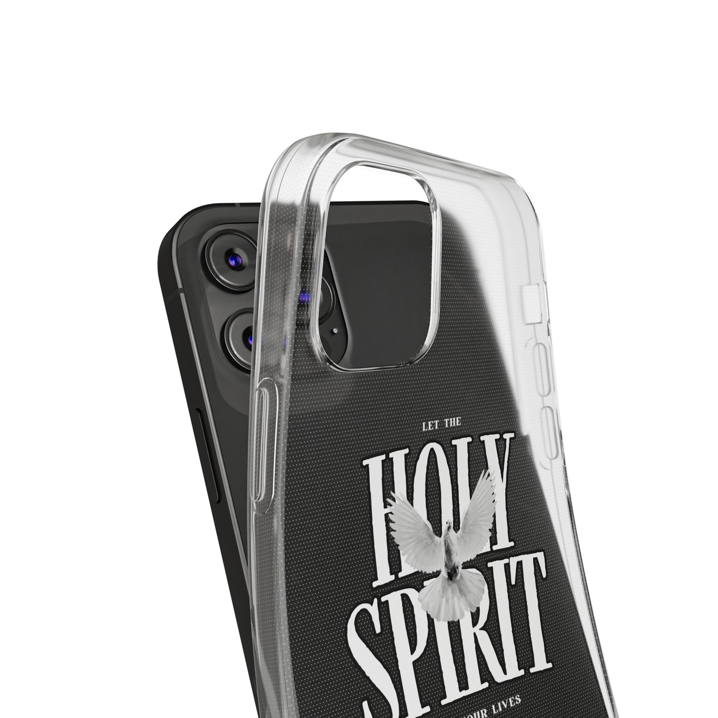 Holy Spirit Dove Clear Phone Case