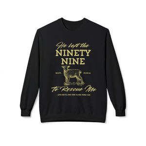 He left the Ninety-Nine To Rescue Me Unisex Softstyle Crew neck Sweatshirt