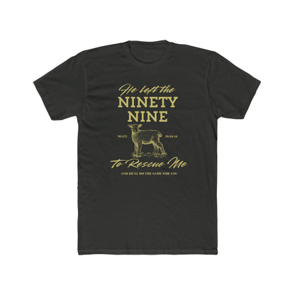 He Left the Ninety-Nine Unisex Cotton Crew Tee - Vintage Streetwear T-Shirt