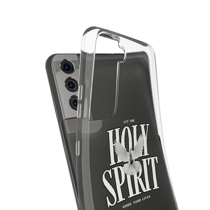 Holy Spirit Dove Clear Phone Case