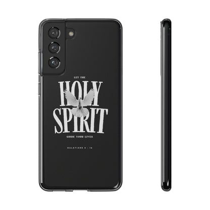 Holy Spirit Dove Clear Phone Case