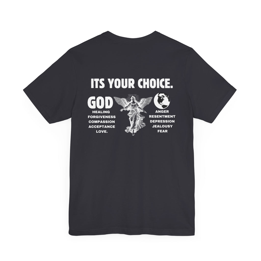 God > World | Choose Love & Healing Unisex tee