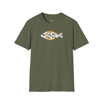 Jesus Fish Unisex Softstyle T-Shirt