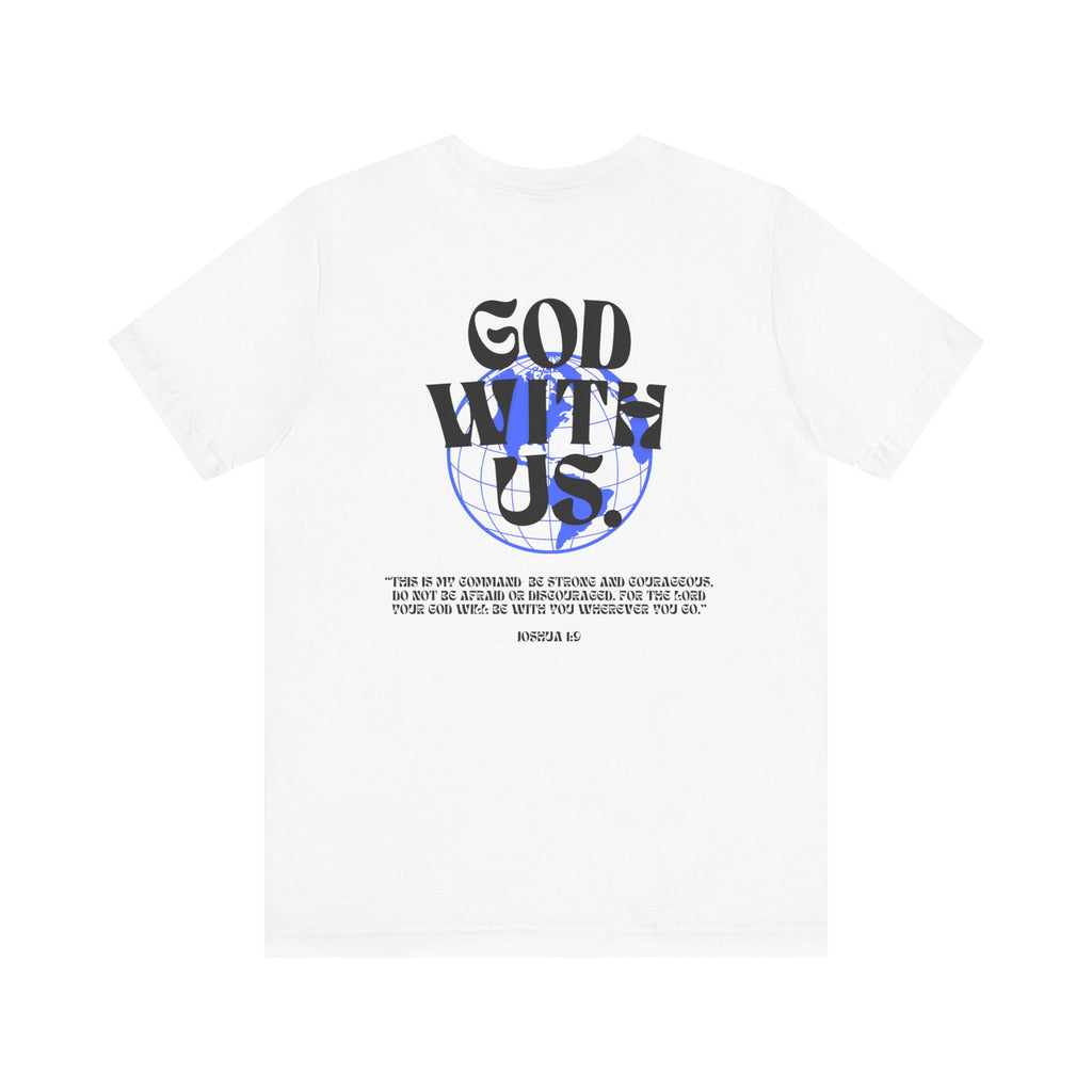God With Us - Unisex Softstyle Tee  - Vintage Streetwear Graphic T-Shirt