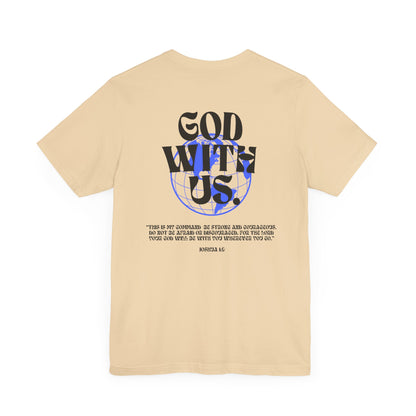 God With Us - Unisex Softstyle Tee  - Vintage Streetwear Graphic T-Shirt