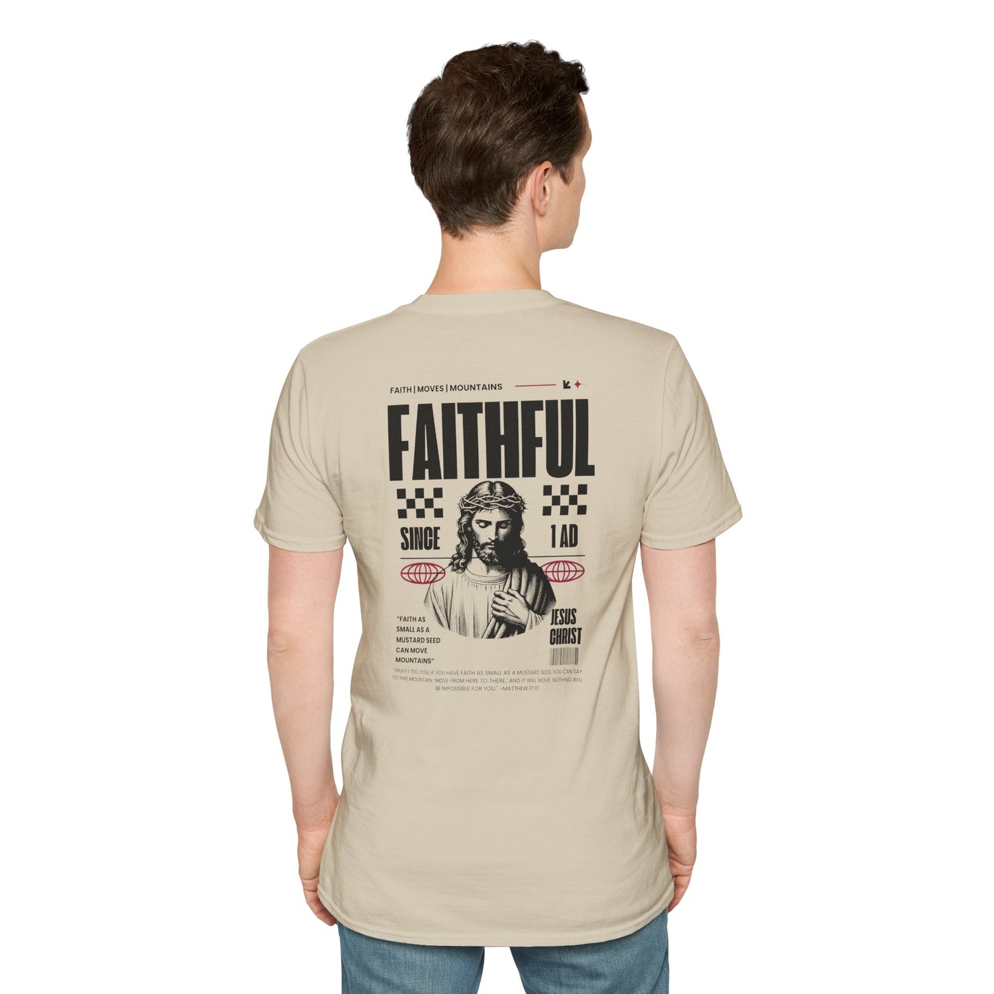 Matthew 17:20 Faithful Vintage Tee