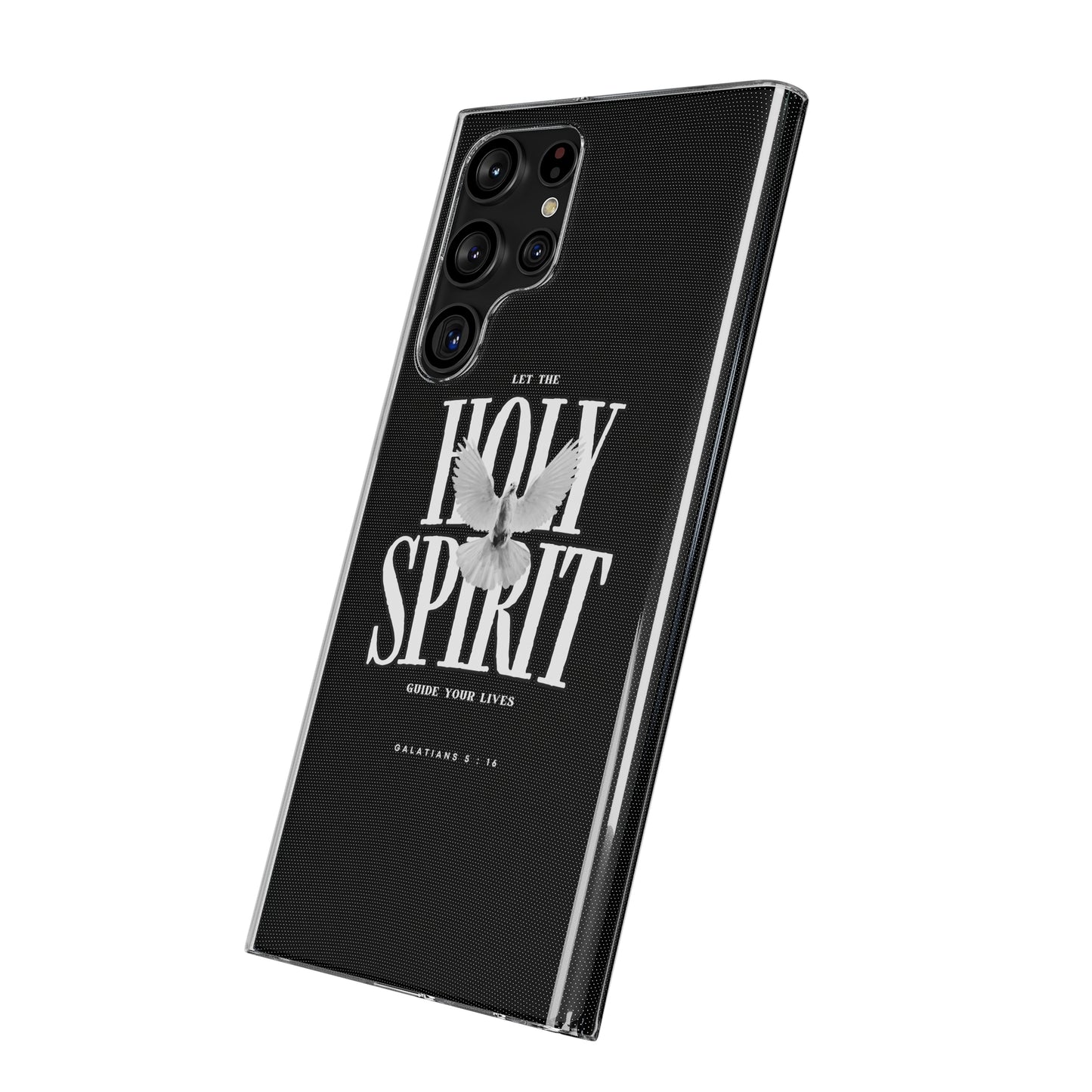 Holy Spirit Dove Clear Phone Case