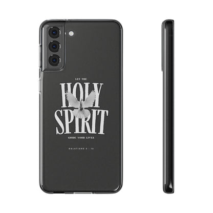 Holy Spirit Dove Clear Phone Case