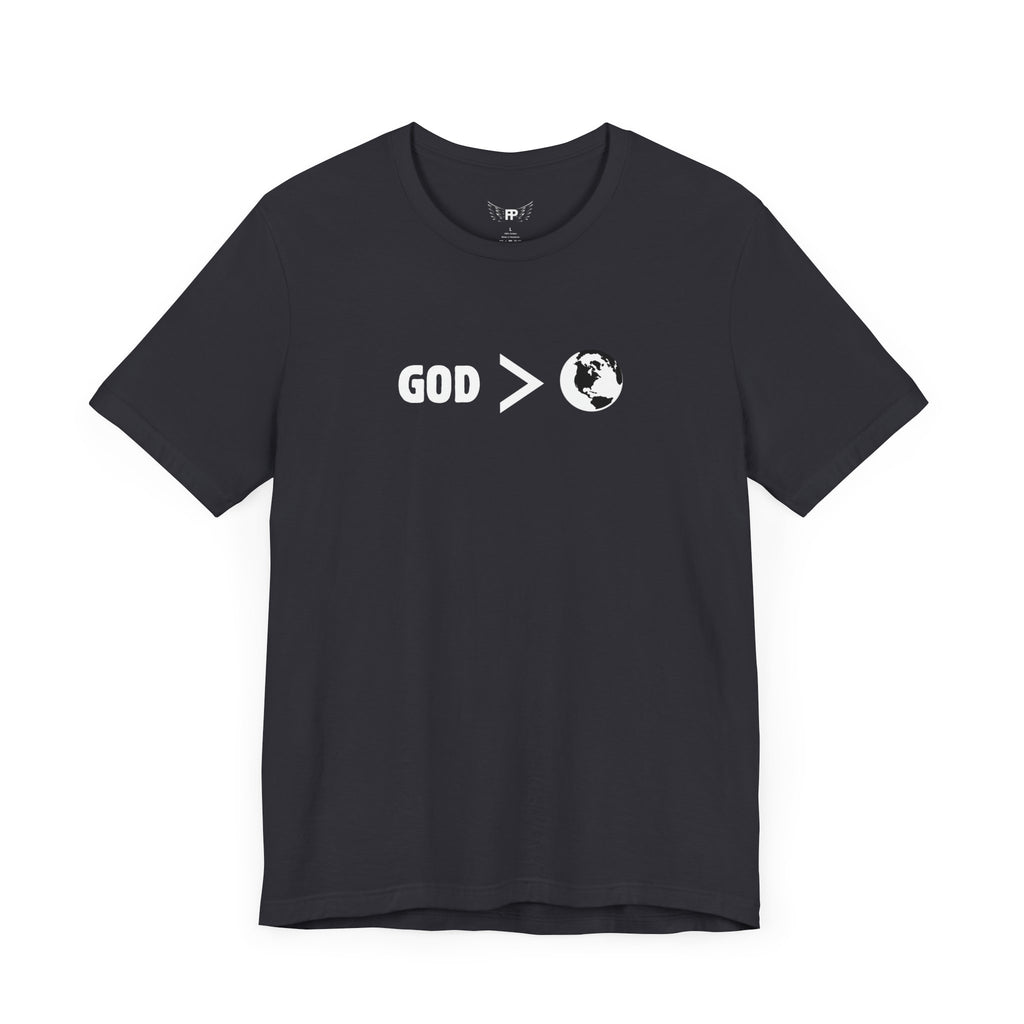 God > World | Choose Love & Healing Unisex tee