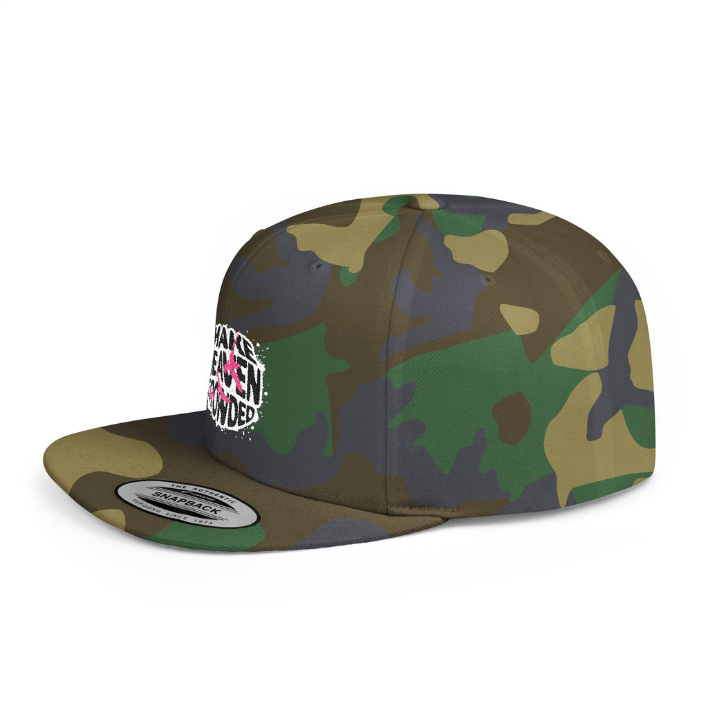 Make Heaven Crowded Flat Bill Hat