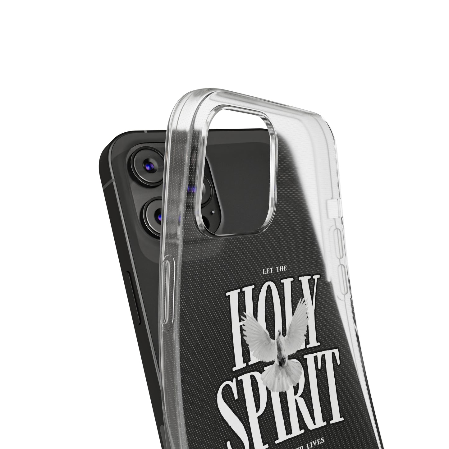 Holy Spirit Dove Clear Phone Case