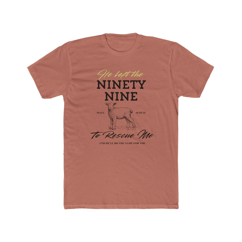 He Left the 99 To Rescue One - Cotton T-Shirt