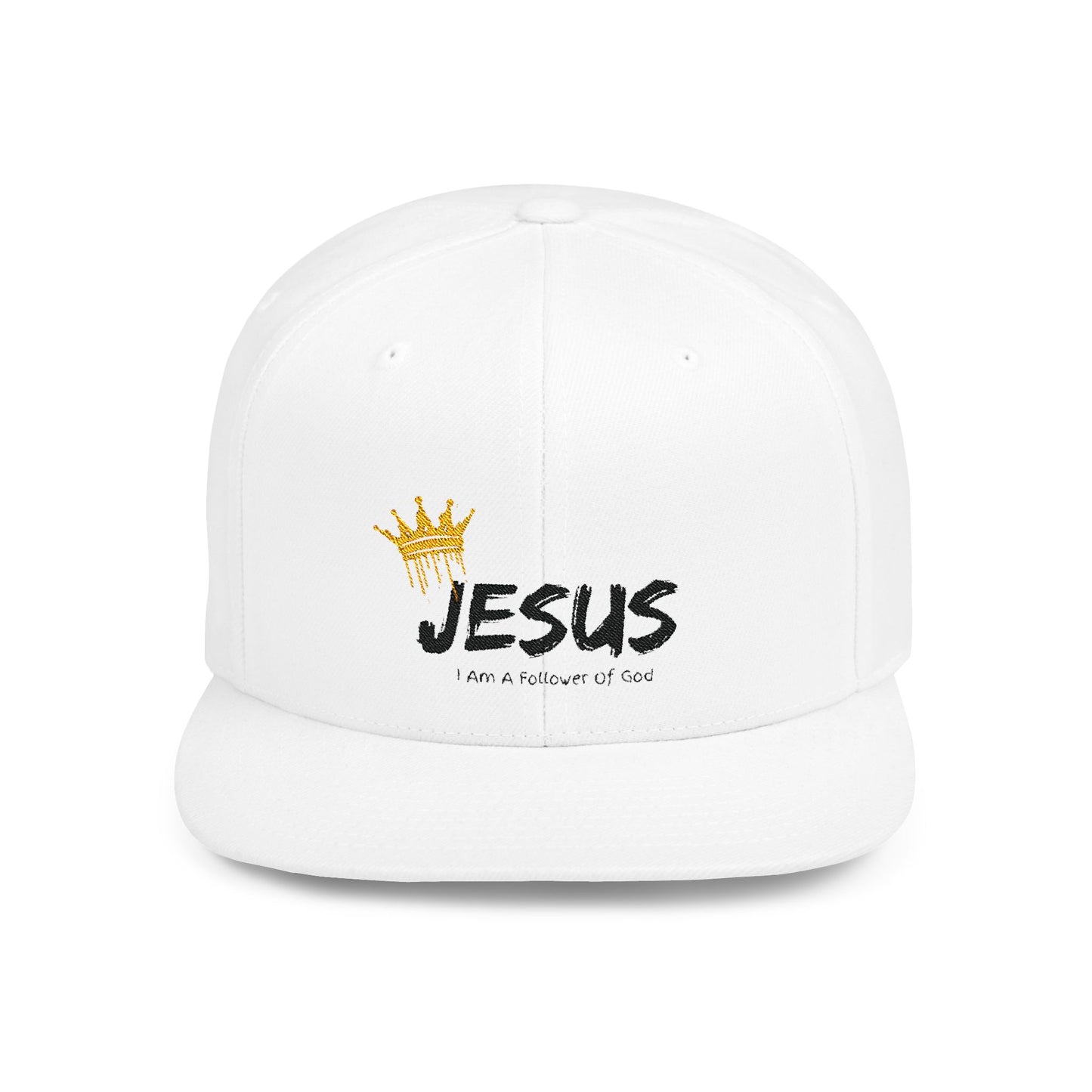 Limited Edition Snap-back Cap- Jesus "I Am A Follower Of God"