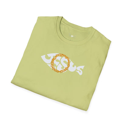 Jesus Fish Unisex Softstyle T-Shirt