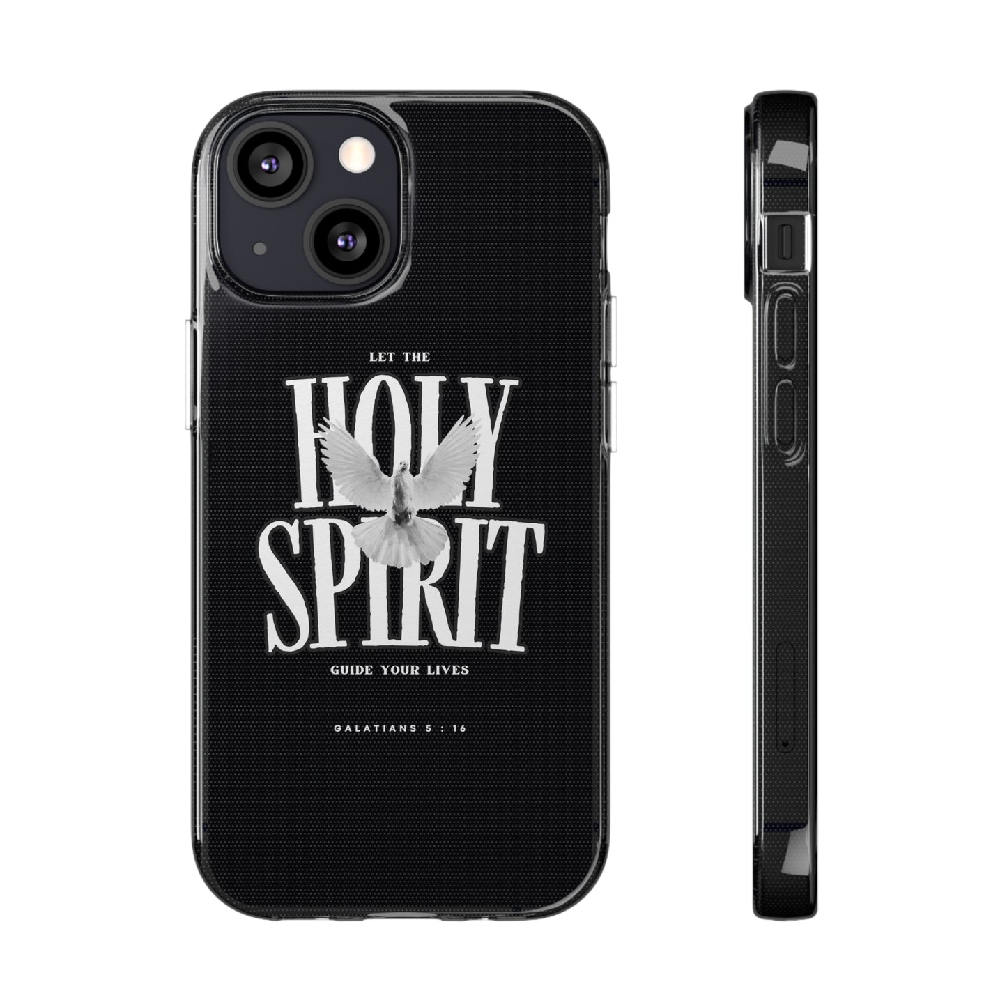 Holy Spirit Dove Clear Phone Case