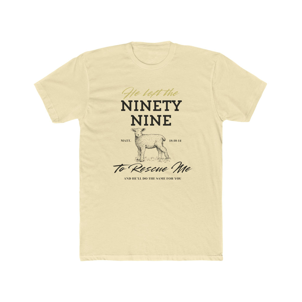 He Left the 99 To Rescue One - Cotton T-Shirt
