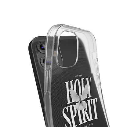 Holy Spirit Dove Clear Phone Case