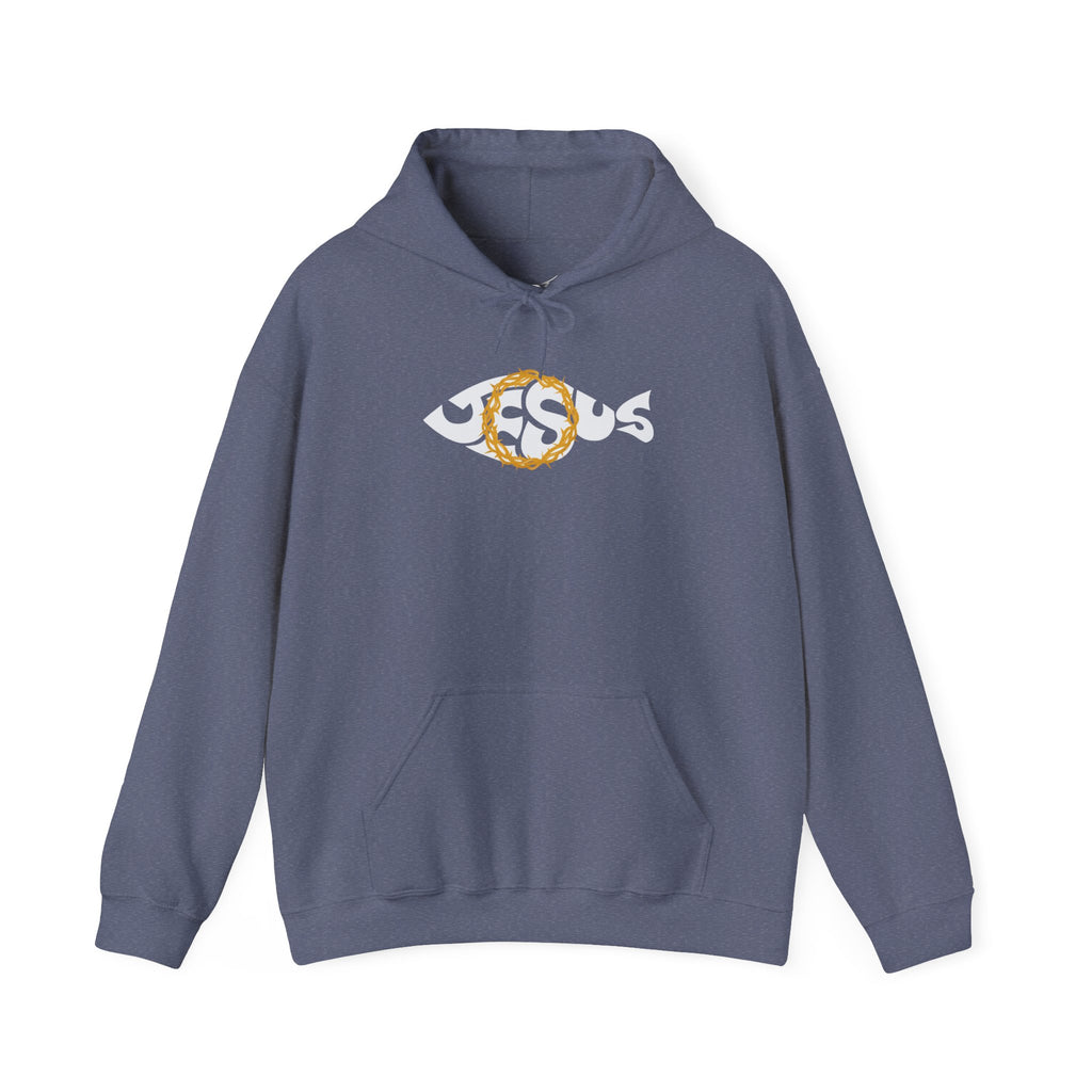 Jesus Fish Unisex Softstyle Hoodie