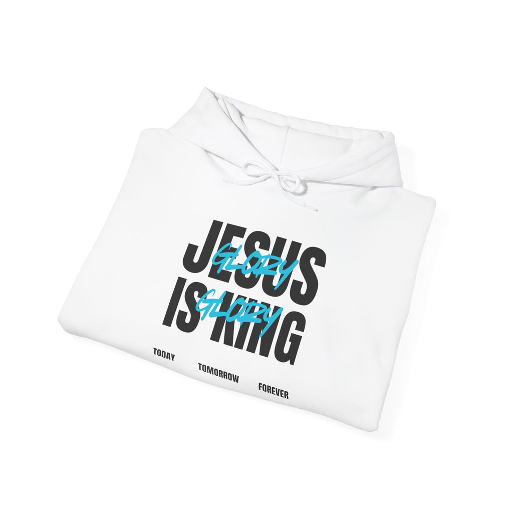 Jesus Is King - Today, Tomorrow, And Forever Unisex Softstyle Hoodie
