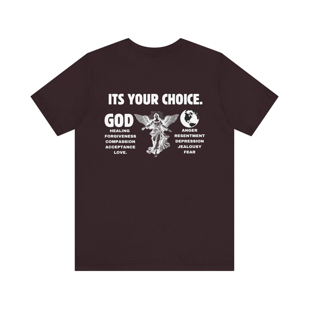God > World | Choose Love & Healing Unisex tee