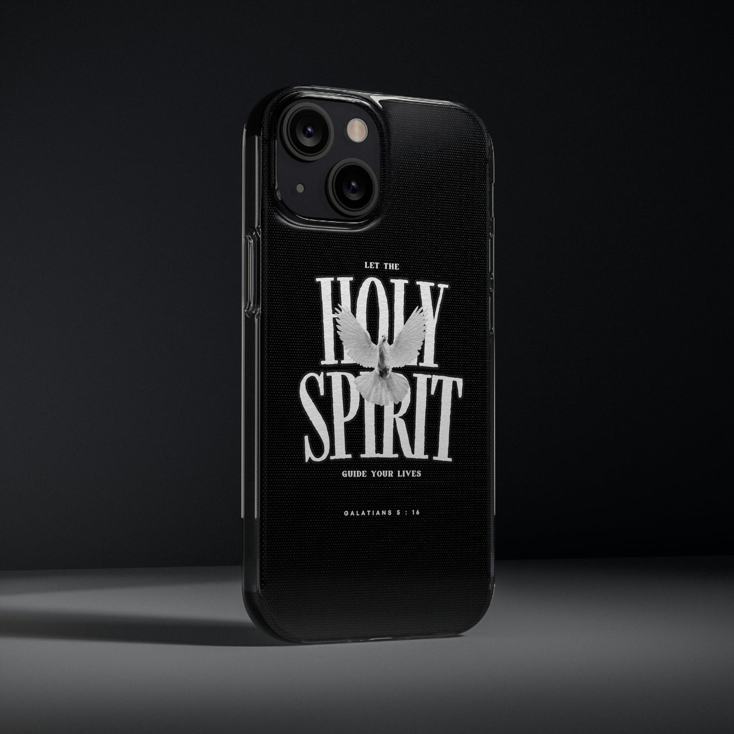 Holy Spirit Dove Clear Phone Case