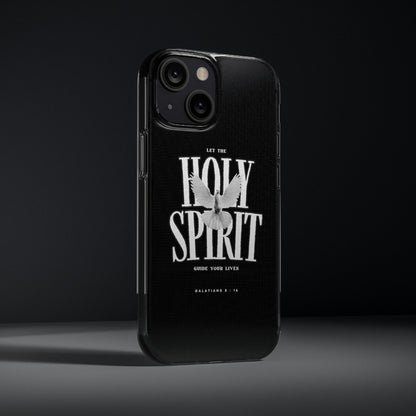 Holy Spirit Dove Clear Phone Case