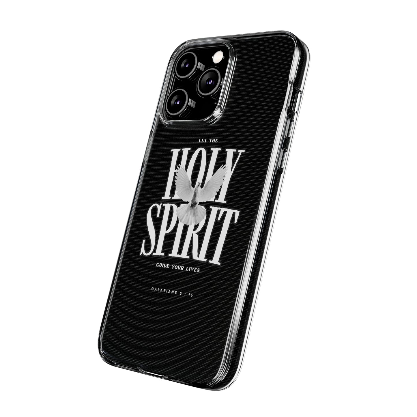 Holy Spirit Dove Clear Phone Case