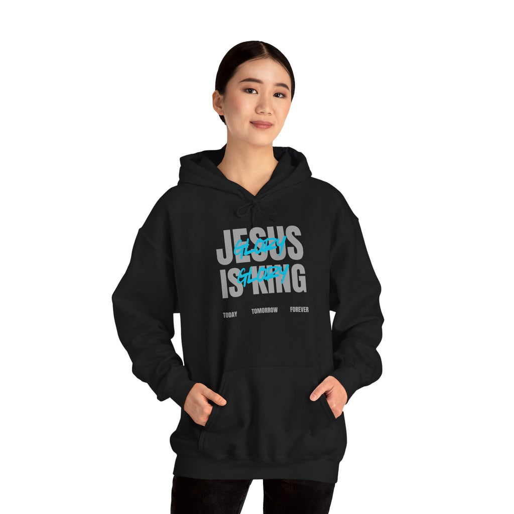 Jesus Is King - Today, Tomorrow, And Forever Unisex Softstyle Hoodie