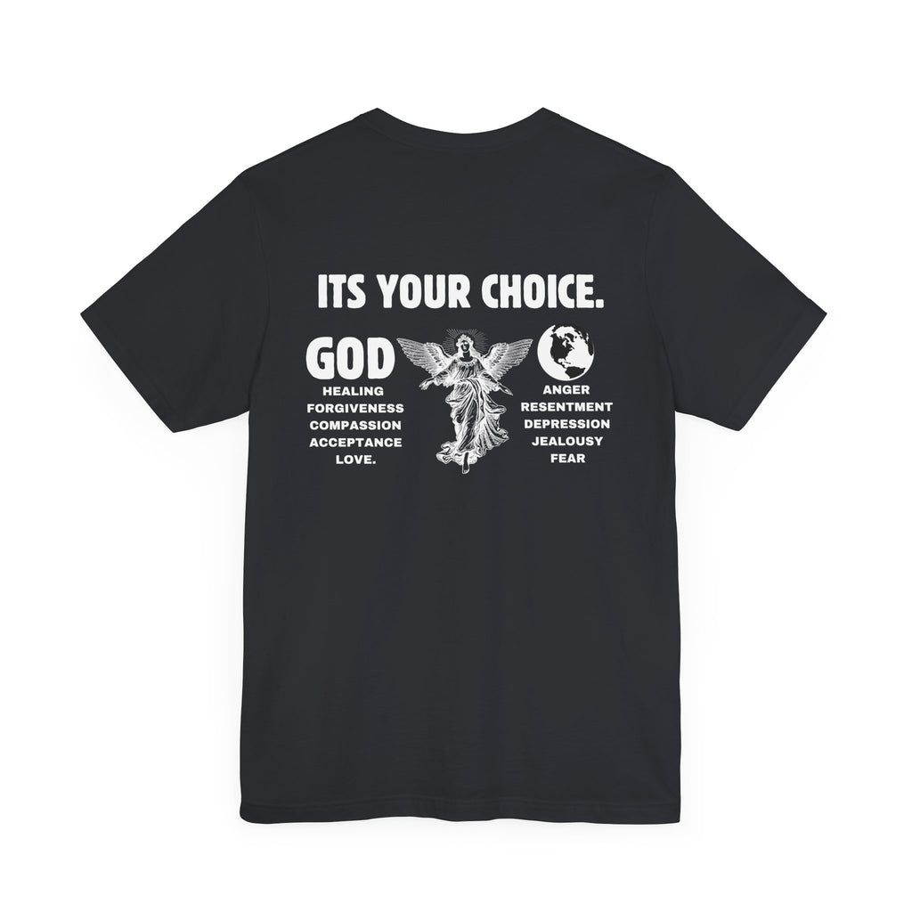 God > World | Choose Love & Healing Unisex tee
