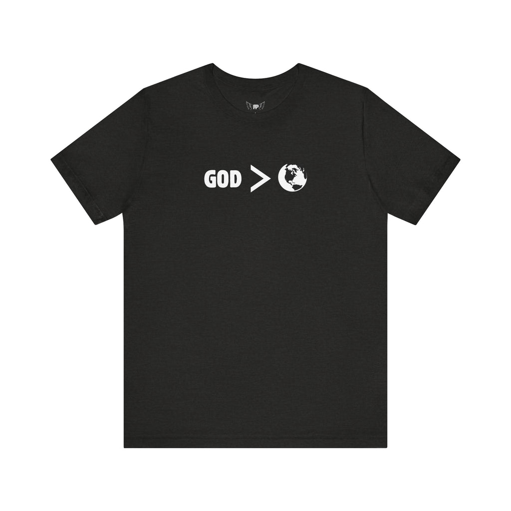 God > World | Choose Love & Healing Unisex tee