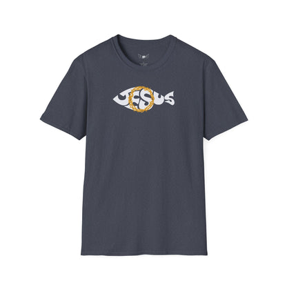 Jesus Fish Unisex Softstyle T-Shirt