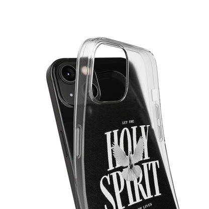 Holy Spirit Dove Clear Phone Case