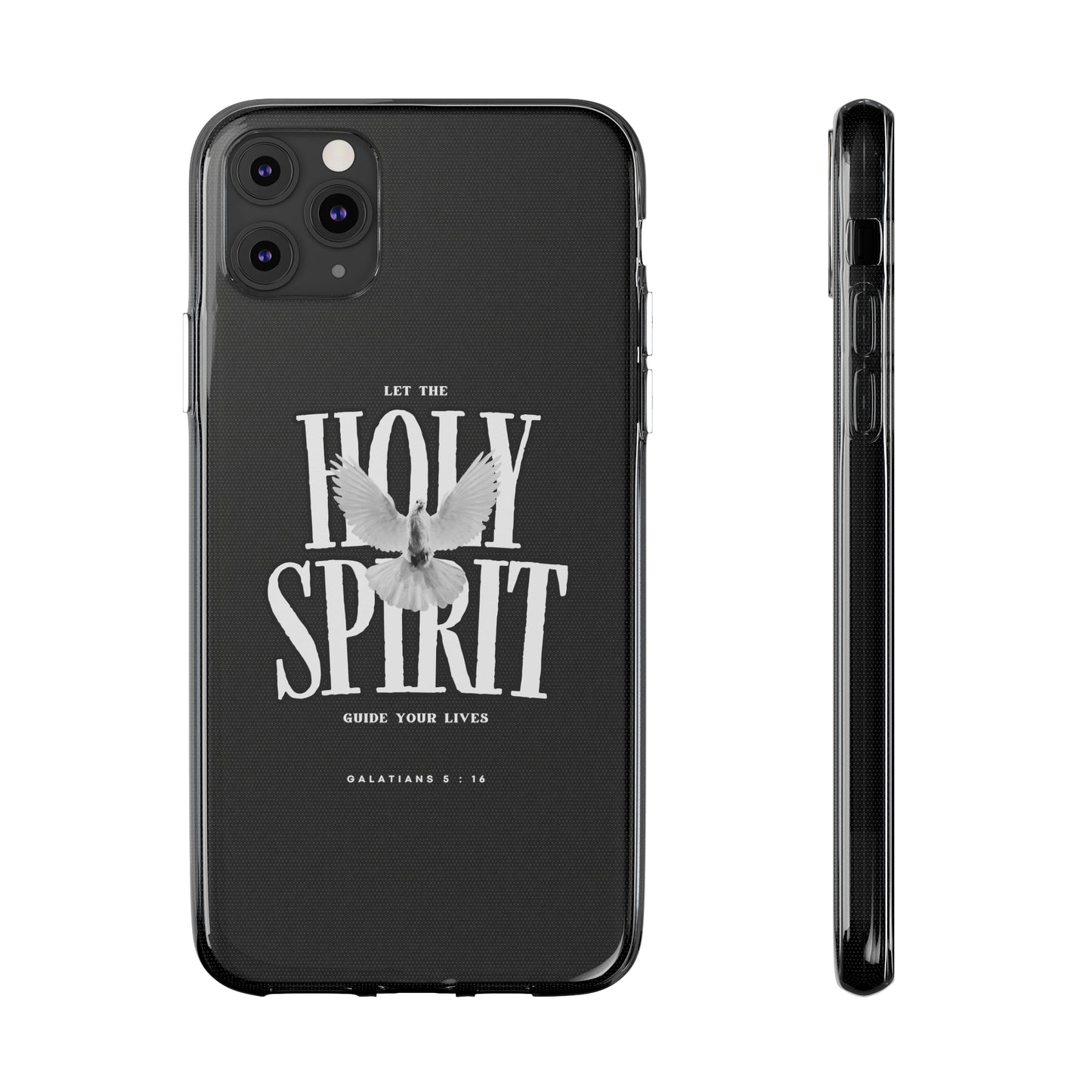 Holy Spirit Dove Clear Phone Case