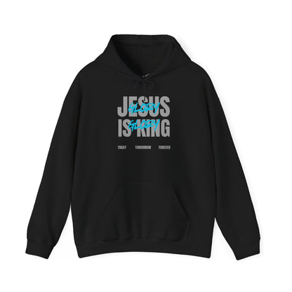 Jesus Is King - Today, Tomorrow, And Forever Unisex Softstyle Hoodie